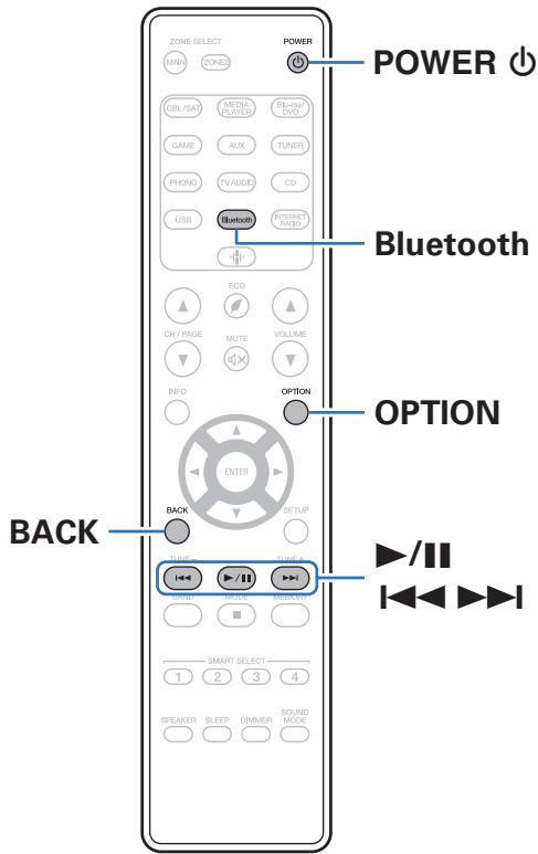 MARANTZ NR1200 - Écouter de la musique sur un périphérique Bluetooth - 1