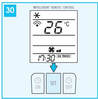 DELONGHI PAC W 110 BLANC - Programmation de I'arrêt - 3