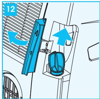 DELONGHI PAC W 110 BLANC - 2) Utiliser le tuyau extensible: - 1