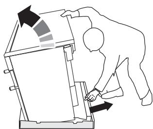 FALCON CLAS9OLPCY/CEU ROUGE - Déplacement de la cuisinière - 2