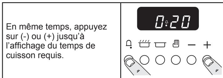 FALCON CLAS9OLPCY/CEU ROUGE - Réglage du temps de cuisson (minuterie) - 2