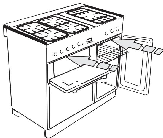FALCON CLAS9OLPCY/CEU ROUGE - Déplacement de la cuisinière - 5