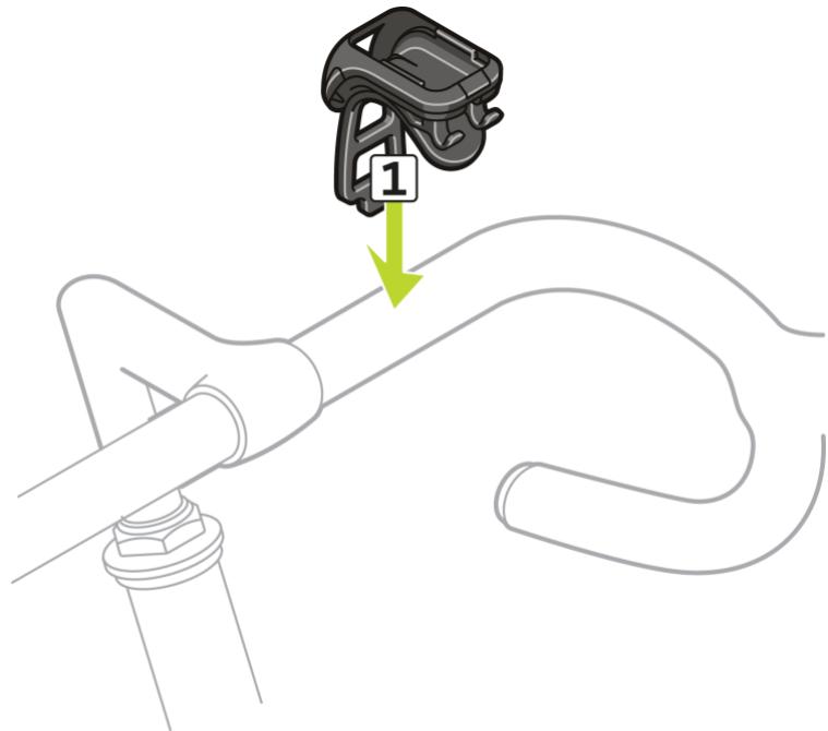 TOMTOM SPARK 3 LARGE BR - Utiliser la fixation pour vélo - 2