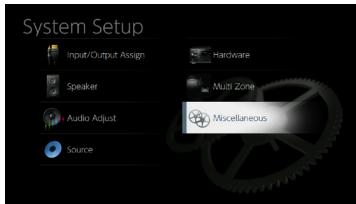PIONEER VSX-LX504AV - Mise à jour - 2