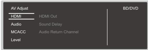 PIONEER VSX-LX504AV - Commandes du menu - 2