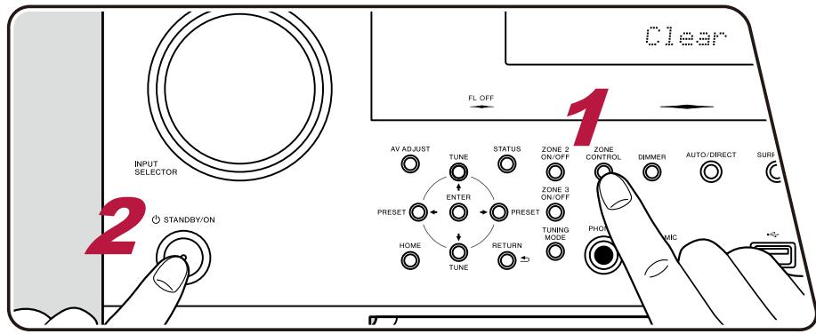 PIONEER VSX-LX504AV - Réinitialisation de l'appareil (ceci réinitialise les paramètres de cet apparéil sur leur valeur par défaut) - 1