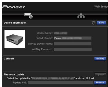 PIONEER VSX-LX504AV - Commandes du menu - 1