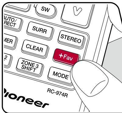 PIONEER VSX-LX504AV - Prérogler une station de radio - 1