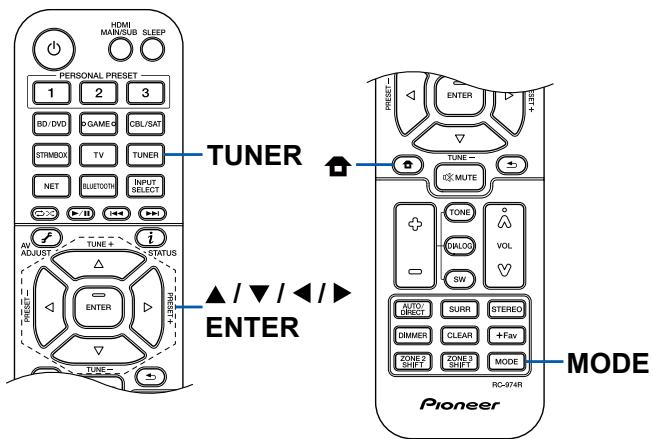 PIONEER VSX-LX504AV - Syntonisation automatique - 1