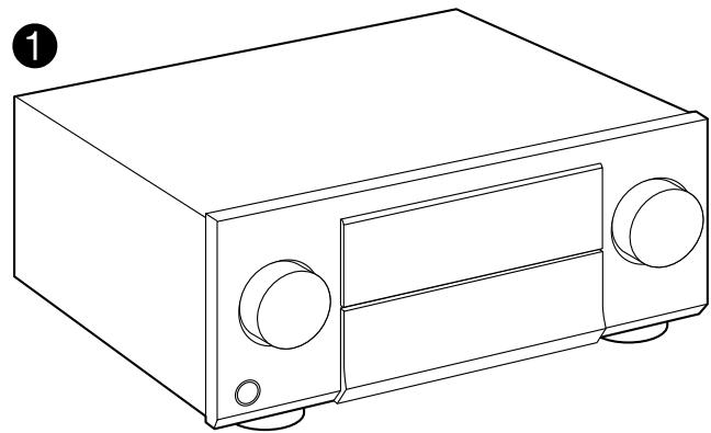 PIONEER VSX-LX504AV - Ce que contient la boîte - 1