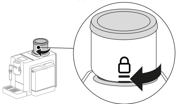 DELONGHI FEB4455 - Le bac à grains est difficile à insérer - 3