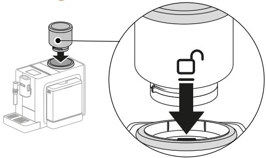 DELONGHI FEB4455 - Le bac à grains est difficile à insérer - 2