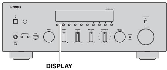 YAMAHA R-N803D - Afficher les informations DAB - 1
