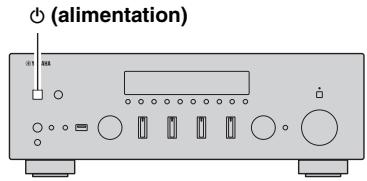 YAMAHA R-N803D - Mise sous tension de l'unité - 1
