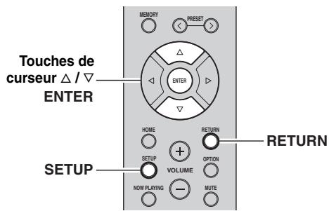 YAMAHA R-N803D - Vérification du statut de connexion réseau - 1