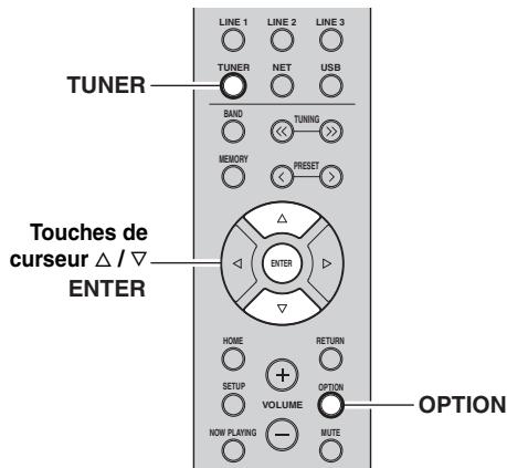 YAMAHA R-N803D - Sur la télécommande - 1