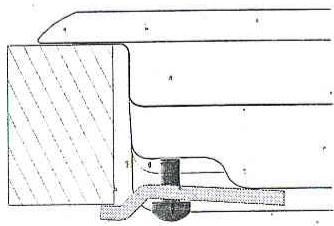 ARISTON TO 740 AS Inox - Scheme de fixation des crochets - 2