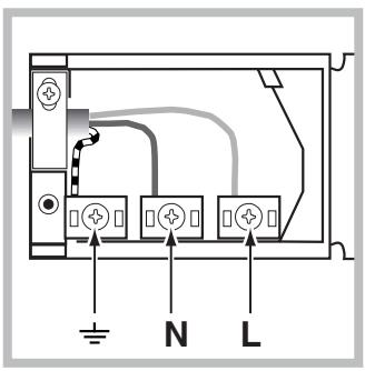 ARISTON FQ99C1BK - Montage du câble d'alimentation - 2