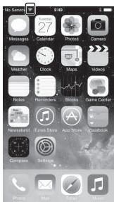 PIONEER N-P01S - Vérifie que le symbole de connexion wi-fi est affiché sur l'écran de l'iphone/ipod touch/ipad. - 1