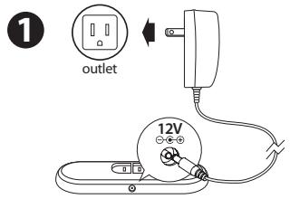 IHOMEREFERENCE IW1 - Allumer l'enceinte iW1 - 1