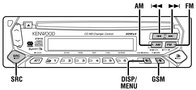 KENWOOD KDC-M4524 - Au sujet de l'unité GSM mains libres - 1