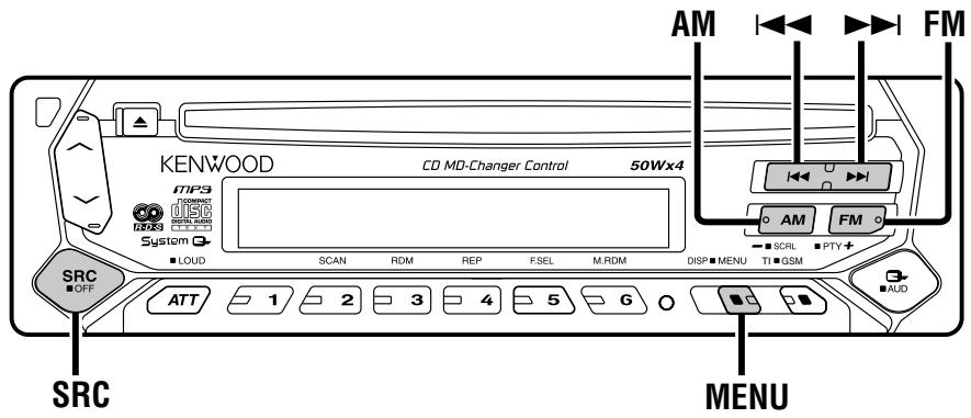 KENWOOD KDC-M4524 - Sortez du mode de définition de nom - 2