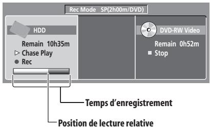 PIONEER DVR-LX60D - Affichage des informations concernant le disque dur ou le disque charge - 2