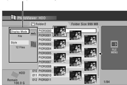 PIONEER DVR-LX60D - Accedez aux options d'affichage. - 1