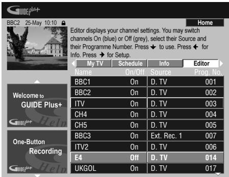 PIONEER DVR-LX60D - ⑦ ⑧ ⑨ ⑩ Modifiez à votre guise les numéroes de programme. - 1