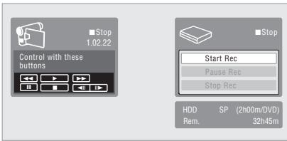 PIONEER DVR-LX60D - Selectionnez 'Start Rec'. - 1