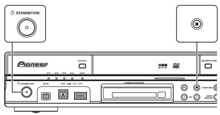 PIONEER DVR-LX60D - L'image se fige et les touches du panneau avant et du boîtier de télécommande sont sans effet - 1