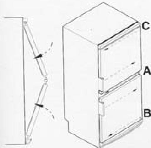ROSIERES RFCA 45 AQ - SI L'ÉCLAIRAGE INTÉRIEUR DU RÉFRIGÉRATEUR NE FONCTIONNE PLUS, PROCESS DE LA FAÇON SUIVANTE: - 4