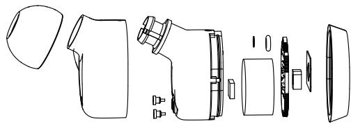 DARTY TAT3216WT/00 - Retrait de la batterie intégrée - 1