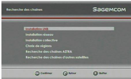 SAGEM DS 87 HD - Recherche des chaînes - 3