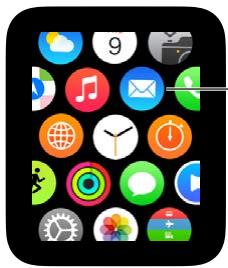 APPLE WATCH MODERNE 38 ACiER NOIRE - Utiliser et organise des apps - 1
