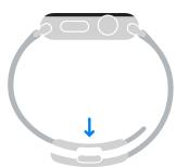 APPLE WATCH MODERNE 38 ACiER NOIRE - Bracket Boucle moderne - 3
