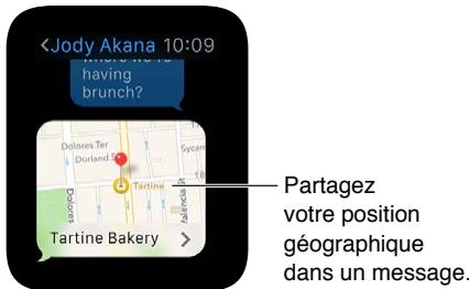 APPLE WATCH MODERNE 38 ACiER NOIRE - Envoyer et gérer les messages - 4
