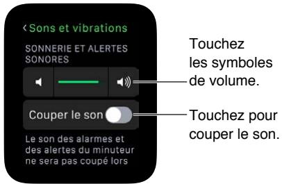 APPLE WATCH MODERNE 38 ACiER NOIRE - Ajuster la luminosité, la taille du texte, lessons et les vibrations - 2