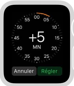 APPLE WATCH MODERNE 38 ACiER NOIRE - Personnaliser le cadran de l'heure - 6