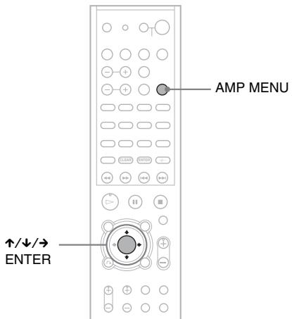 SONY RHT-G1000B - Réglage des enceintes - 1