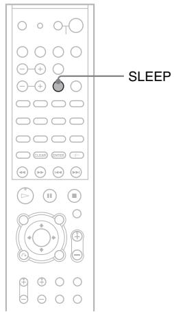SONY RHT-G1000B - Utilisation de la minuterie d'endormissement - 1
