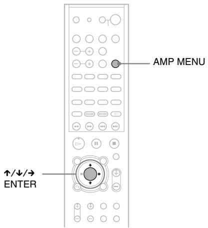 SONY RHT-G1000B - Réglage du décalage entre l'image et le son - 1