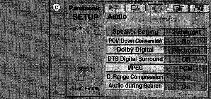 PANASONIC DVD-RV31 - SETUP - 3