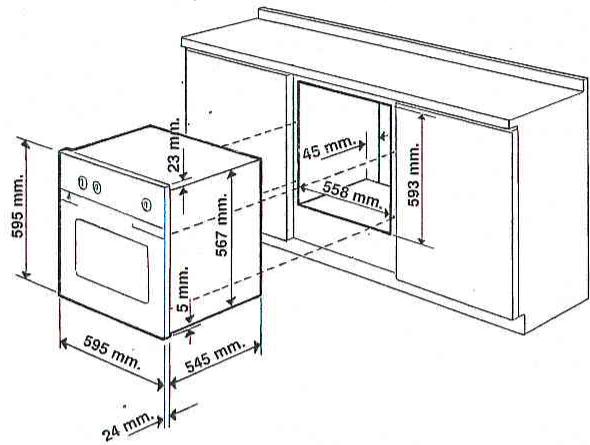 ARISTON FD 97 C.1/E WH - Installation des jours à encastrer - 1