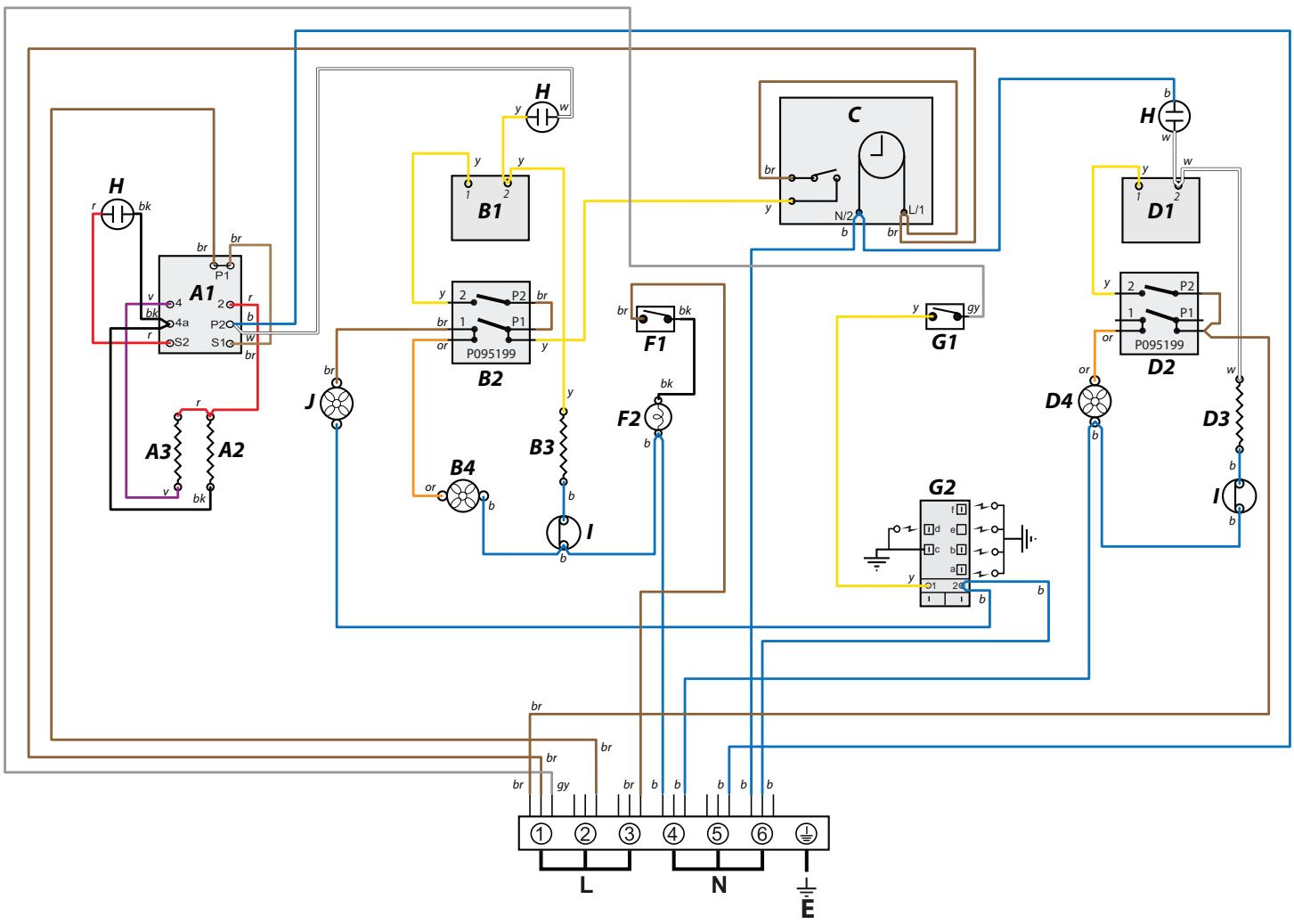 FALCON KCH100DFSS/C-EU - Schémas de Câblage - 1