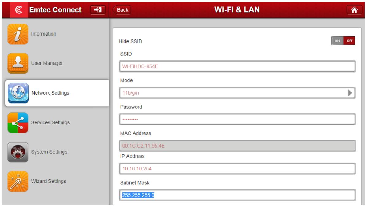 EMTEC 500GO WIFI USB 3.0 - Masque de sous-réseau : - 1