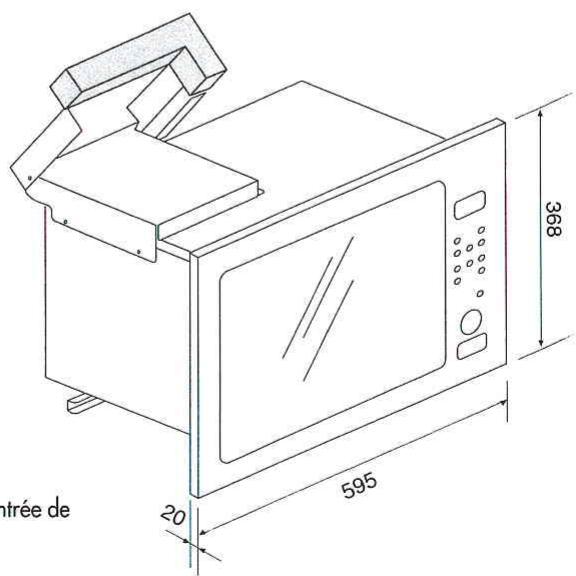 SCHOLTES MWI241AN - INSTALLATION DANS UN MEUBLE - 2