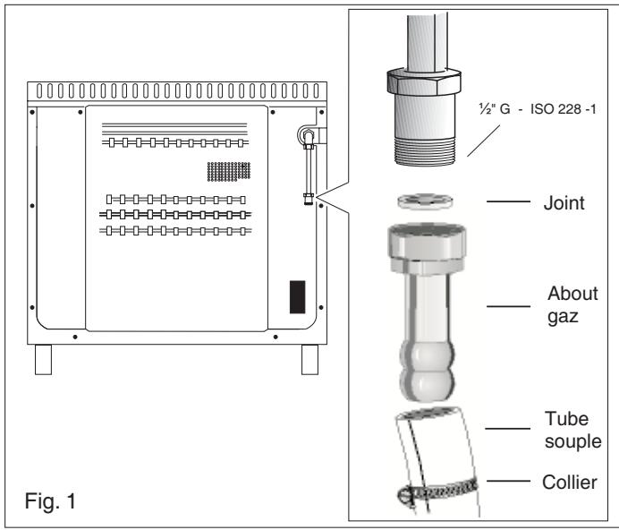 ARTHUR MARTIN Z 9700 MCX INOX - Tuyau flexible à embouts mécanique longueur maxi 1,50 m (figure 2) - 1