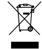 KENWOOD FDP22.130RD - Bedeutung des Symbols „durchgestrichene Mülltonne“ - 1