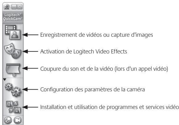 LOGITECH QuickCam Pro for Notebooks - Caractéristiques du logiciel QuickCam - 1